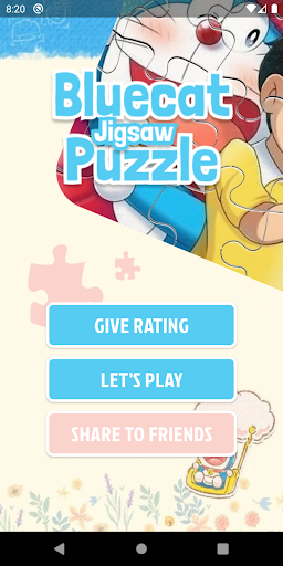 Bluecat Cartoon Jigsaw Puzzle  ekran görüntüsü