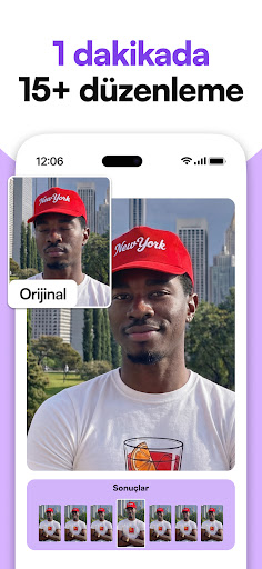 Retake - AI Fotoğraf Editörü ekran görüntüsü