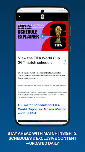 FIFA Official App ekran görüntüsü