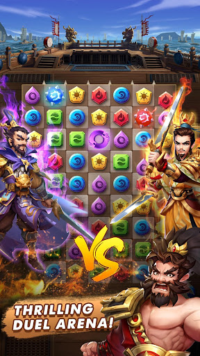 Three Kingdoms & Puzzles: Matc ekran görüntüsü