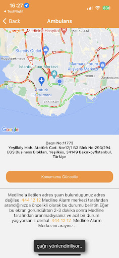 Medline Acil ekran görüntüsü
