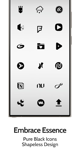 Pure Essence Black Icon Pack ekran görüntüsü
