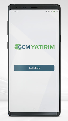GCM Yatırım Kimlik Doğrulama ekran görüntüsü