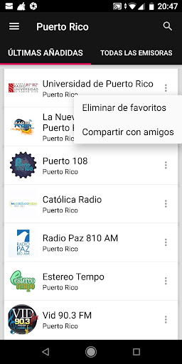 Puerto Rico Radio Stations ekran görüntüsü