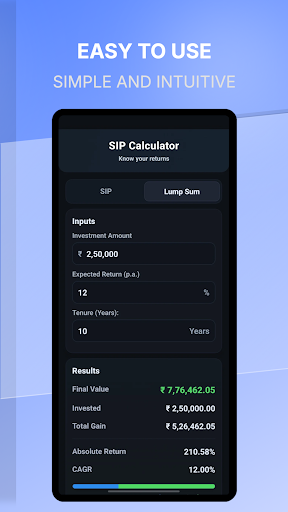 SIP Calculator ekran görüntüsü