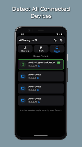 WiFi Analyzer PI: WiFi Scanner ekran görüntüsü