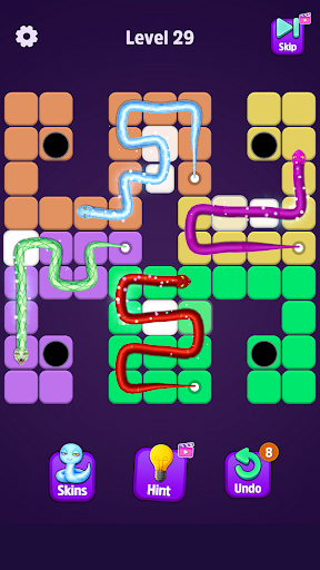 Snake Lines: Block Fill Puzzle ekran görüntüsü