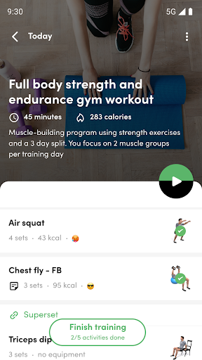 Lopik Fit Training Hub ekran görüntüsü