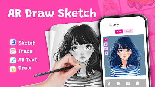 AR Draw Sketch: Trace Anime ekran görüntüsü