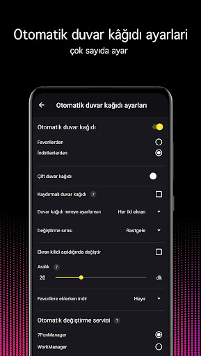 OLED duvar kağıdı 4K ekran görüntüsü