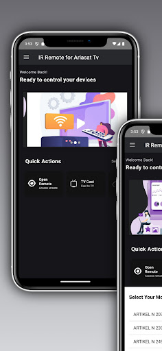Remote for Ariasat tv ekran görüntüsü