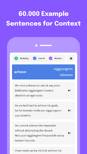 Most Common Italian Words ekran görüntüsü