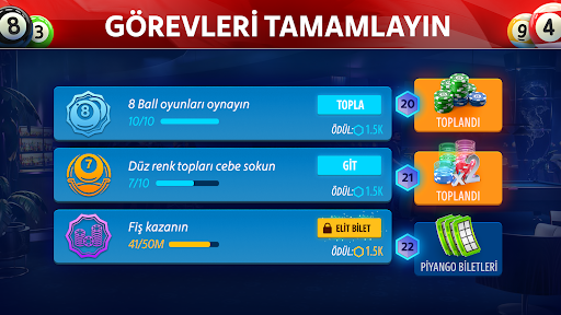Pokerist'ten 8 Ball ekran görüntüsü