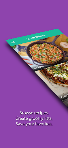 World Cuisine: Global Recipes ekran görüntüsü