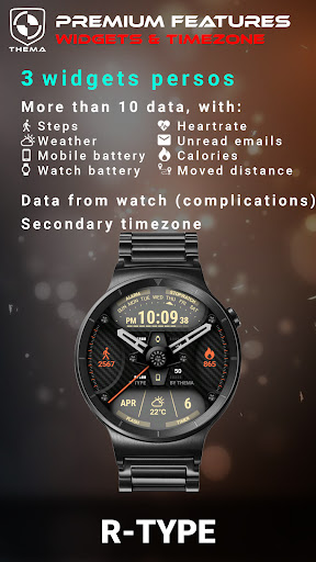 R-Type Watch Face ekran görüntüsü
