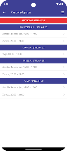 Sportski Centar Athleticon ekran görüntüsü