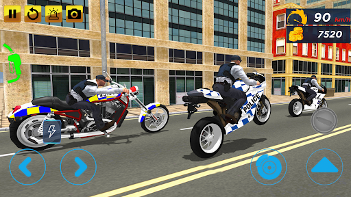 Police Stunt Bike Simulator ekran görüntüsü