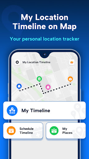 My Location Timeline on Map ekran görüntüsü