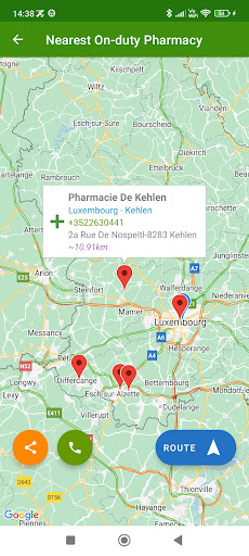Luxembourg Pharmacies On Duty ekran görüntüsü