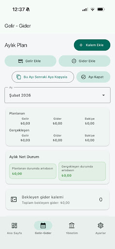 Financia ekran görüntüsü