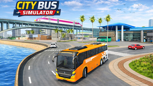 City Modern Bus Simulator 3d ekran görüntüsü