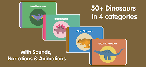 Dinosaur games for kids age 4+ ekran görüntüsü