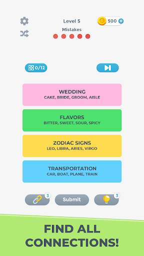 Connections Word Game ekran görüntüsü