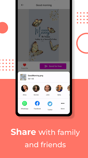 Daily wishes: Gif, Image, Card ekran görüntüsü