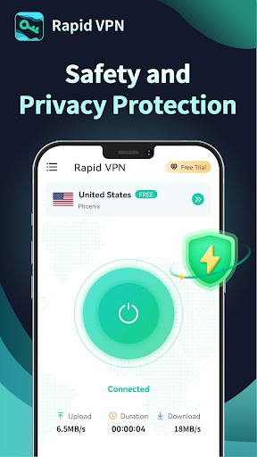 Rapid VPN - Güvenli Proxy ekran görüntüsü