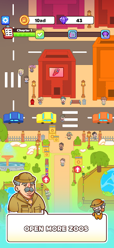 Idle Zoo World ekran görüntüsü