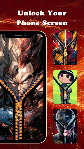 Zipper Lock Screen - Zip Style ekran görüntüsü