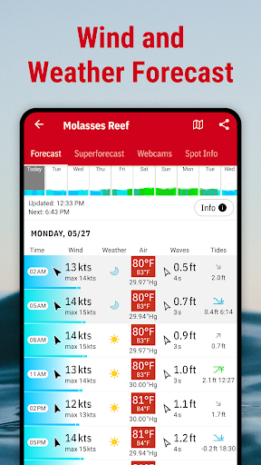 Windfinder Pro: Wind & Weather ekran görüntüsü