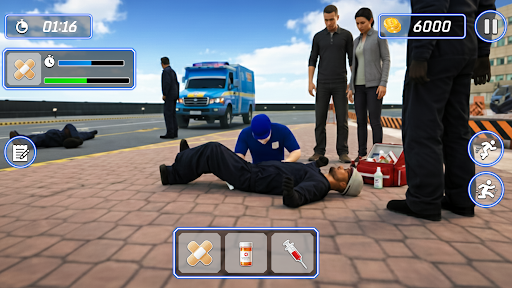 Ambulance Doctor Hospital Game ekran görüntüsü