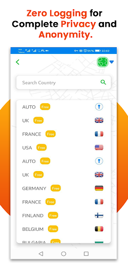 Freecall VPN ekran görüntüsü