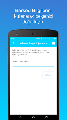 e-Devlet Belge Doğrulama ekran görüntüsü