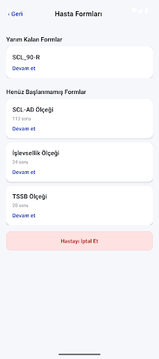 Psiko Afet Sistemi ekran görüntüsü