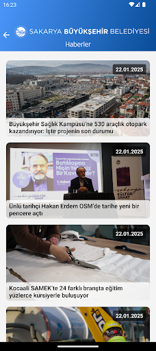 Sakarya Büyükşehir ekran görüntüsü