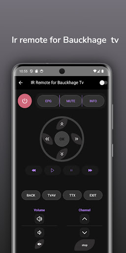 Remote for Bauckhage tv ekran görüntüsü