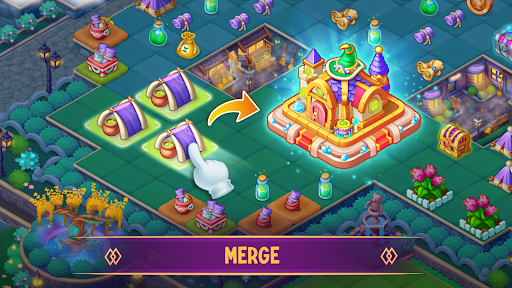 Wizard World: Magic Merge ekran görüntüsü
