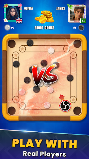 Carrom Online Multiplayer Game ekran görüntüsü