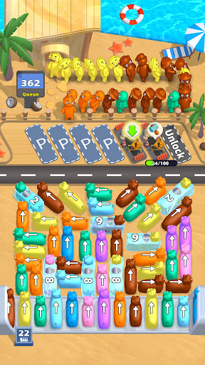 Car Jam 2: Bus Parking Games ekran görüntüsü