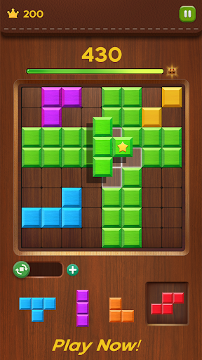 Block Puzzle Wood Classic 1010 ekran görüntüsü