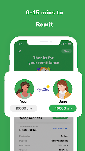 Smiles Mobile Remittance ekran görüntüsü