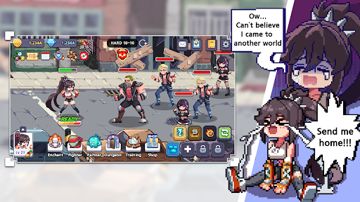 Isekai Fighting Girls:Idle RPG ekran görüntüsü