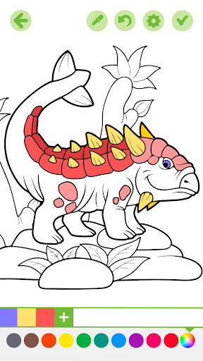 Dino Coloring ekran görüntüsü