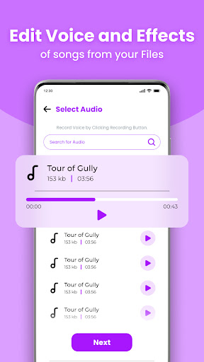 Voice Changer - Audio Effects ekran görüntüsü
