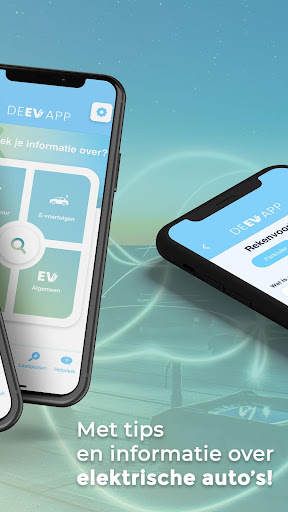 De EV app ekran görüntüsü