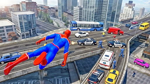 Spider Hero Rescue City ekran görüntüsü