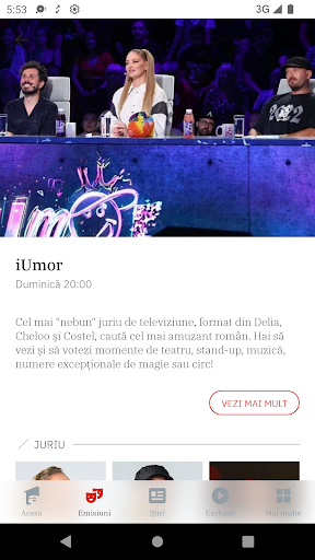 Antena 1 ekran görüntüsü
