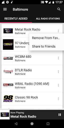 Baltimore Radio Stations - USA ekran görüntüsü